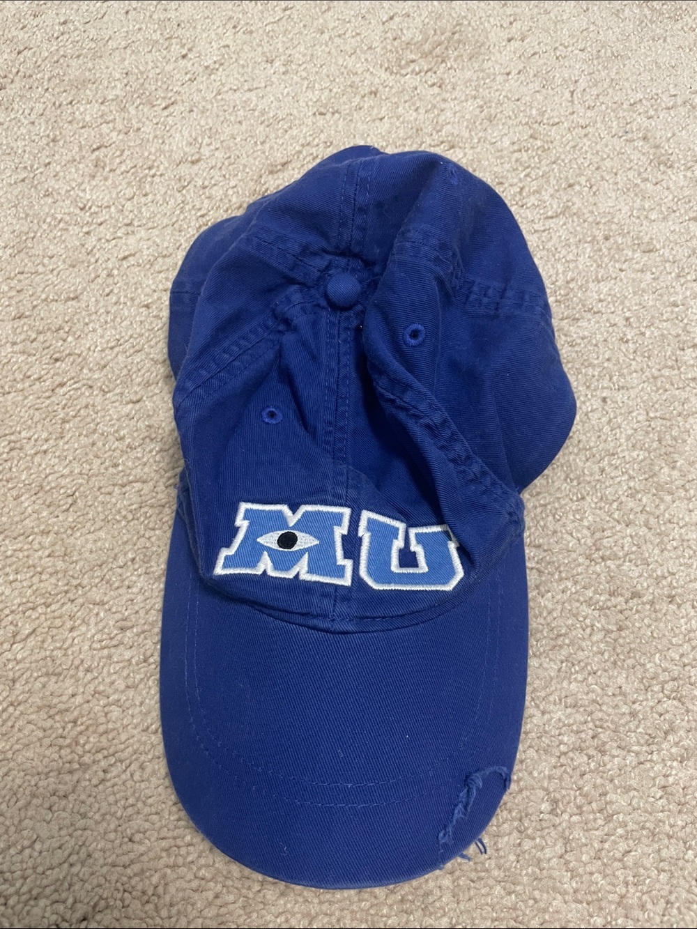 Disney Blue adult MU Logo Baseball Hat